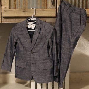 Cat & Jack Boy Chambray Blazer and Pants size 6